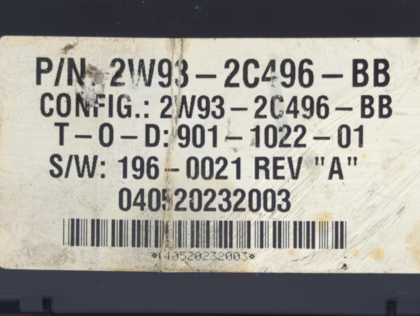 2003-2005 Jaguar Xj8 Chassis Control Module Ccm Bcm Body Control - Oemusedautoparts1.com