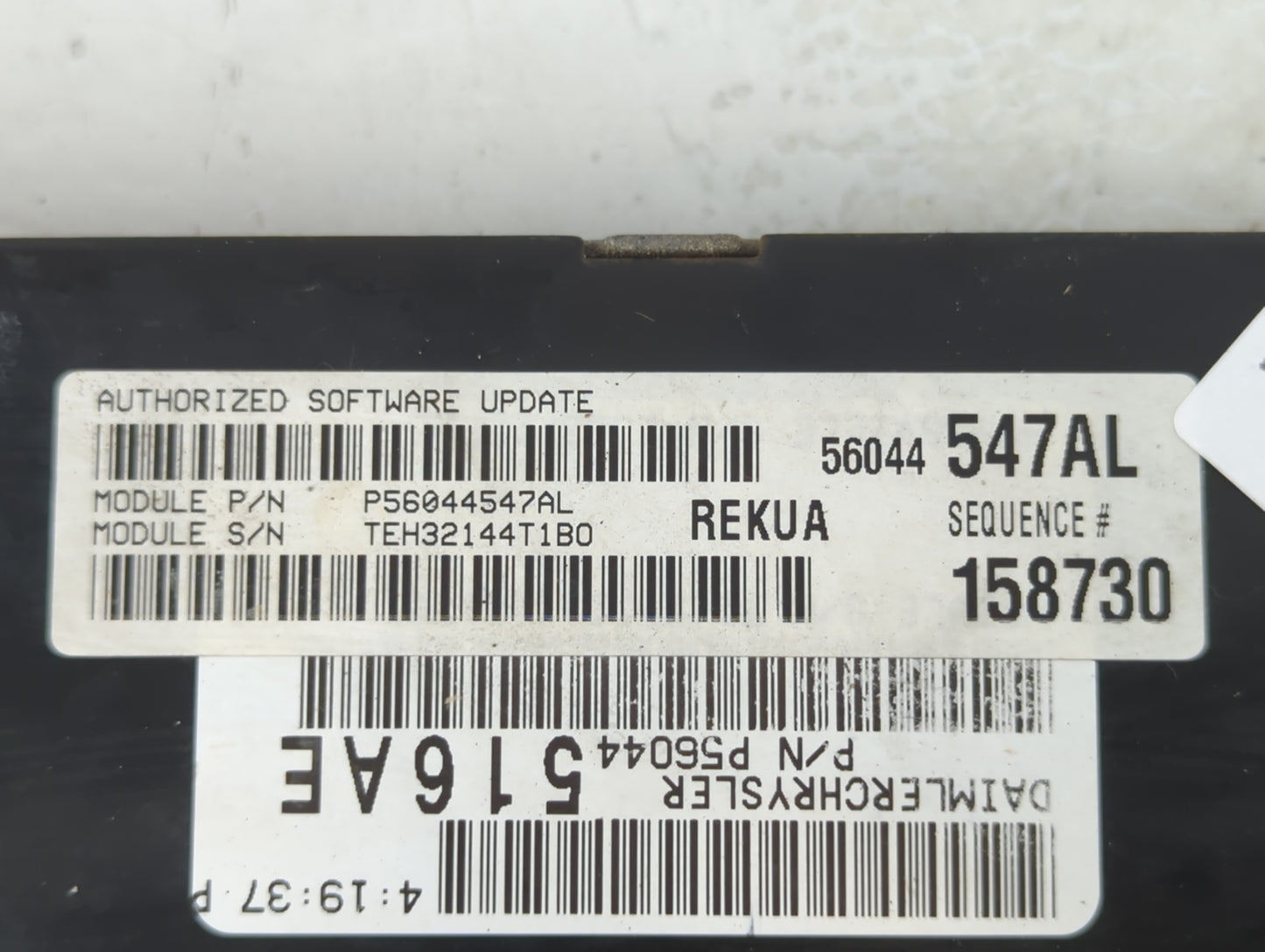 2005-2006 Jeep Grand Cherokee PCM Engine Control Computer ECU ECM PCU OEM P/N:P56044547AL Fits Fits 2005 2006 OEM Used Auto 