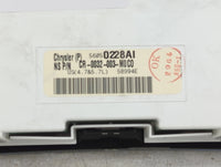 2005 Jeep Grand Cherokee Instrument Cluster Speedometer Gauges P/N:56050228AI CR-0032-003-M0C0 Miles: Fits OEM Used Auto Par