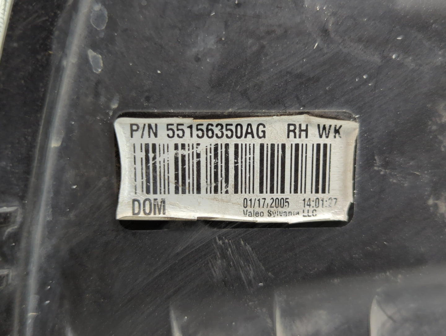 2005 Jeep Grand Cherokee Passenger Right Oem Head Light Headlight Lamp - Oemusedautoparts1.com