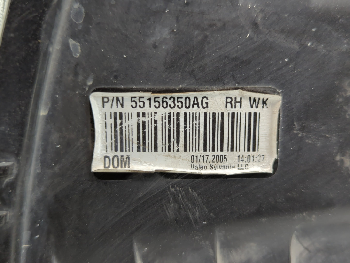 2005 Jeep Grand Cherokee Passenger Right Oem Head Light Headlight Lamp - Oemusedautoparts1.com