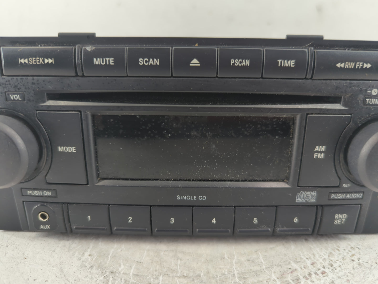 2005-2006 Jeep Grand Cherokee Radio AM FM Cd Player Receiver Replacement P/N:P05064173AH Fits Fits 2004 2005 2006 2007 OEM U