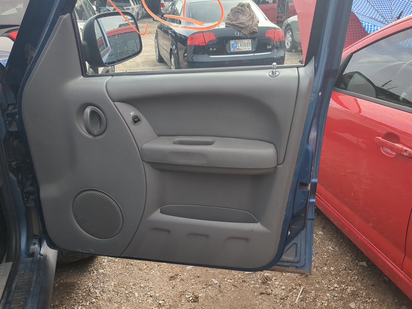2005 Jeep Liberty Front Right Passenger Interior Door Panel Trim - Oemusedautoparts1.com