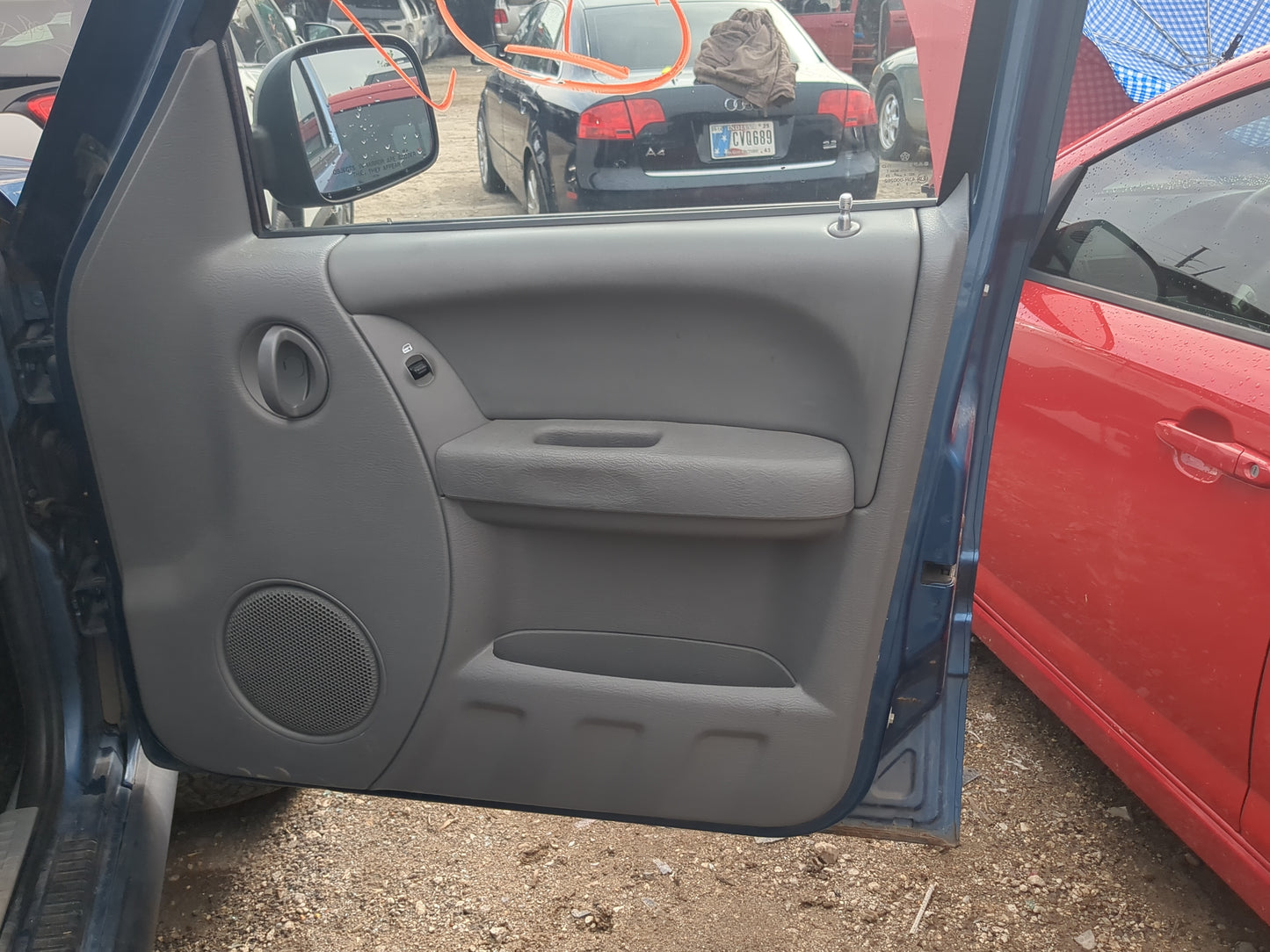 2005 Jeep Liberty Front Right Passenger Interior Door Panel Trim - Oemusedautoparts1.com