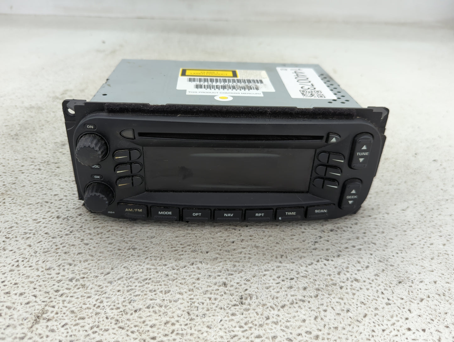 2002-2007 Jeep Liberty Radio AM FM Cd Player Receiver Replacement P/N:P56043286AE Fits Fits 2002 2003 2004 2005 2006 2007 OE