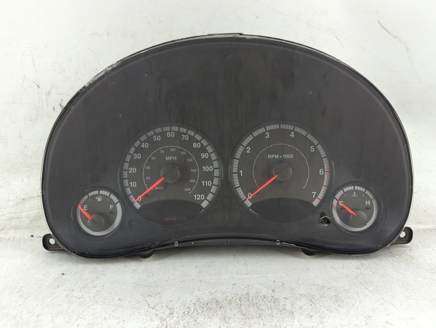 2005 Jeep Liberty Instrument Cluster Speedometer Gauges P/N:P56010528AF 04828962AB Fits OEM Used Auto Parts - Oemusedautopar