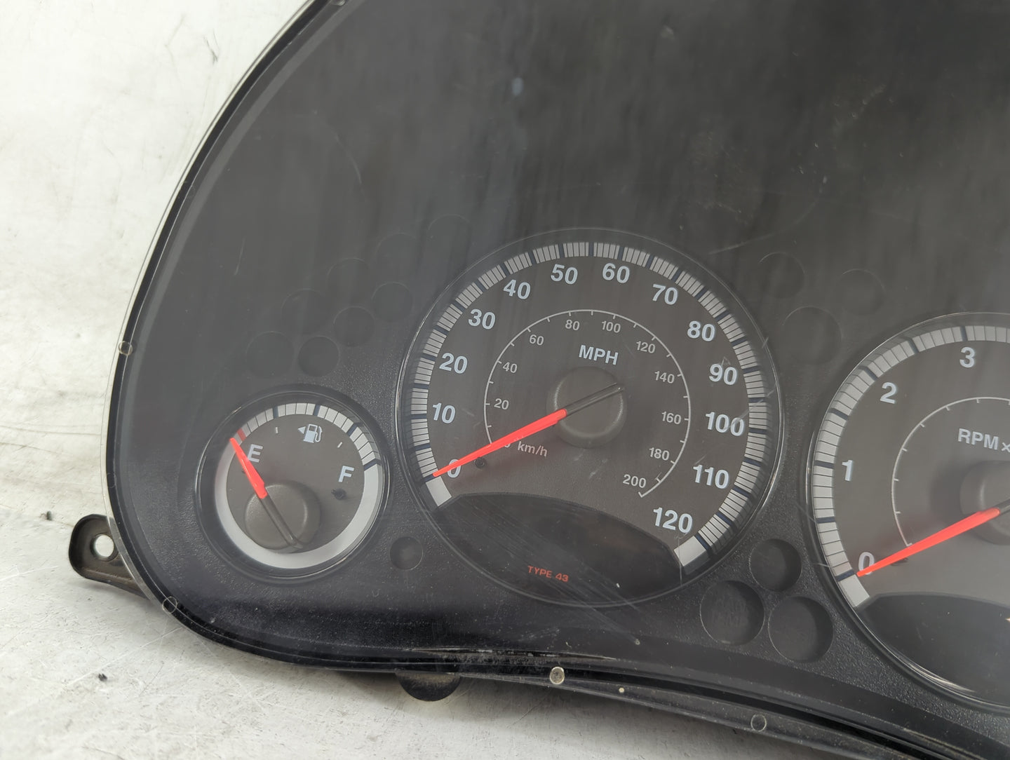 2005 Jeep Liberty Instrument Cluster Speedometer Gauges P/N:P56010528AF 04828962AB Fits OEM Used Auto Parts - Oemusedautopar