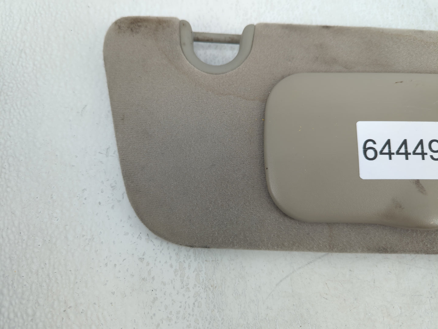 2004-2007 Jeep Liberty Sun Visor Shade Replacement Passenger Right Mirror Fits Fits 2004 2005 2006 2007 OEM Used Auto Parts 