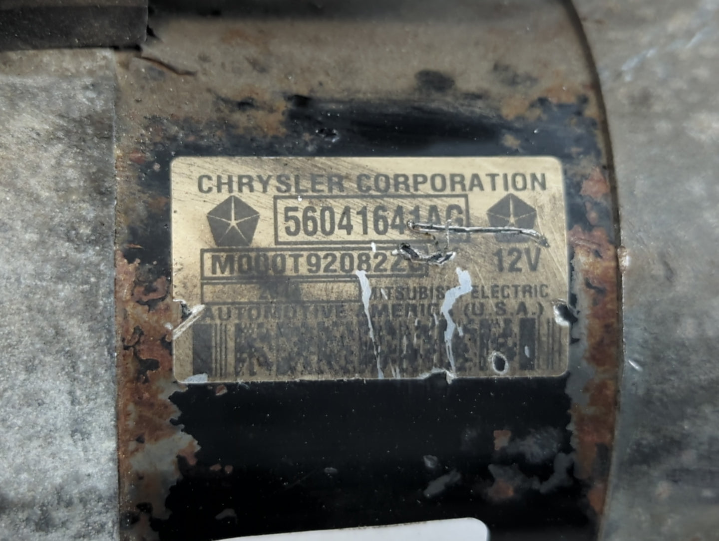 2003-2005 Jeep Liberty Car Starter Motor Solenoid OEM P/N:56041641AG Fits Fits 2003 2004 2005 OEM Used Auto Parts - Oemuseda