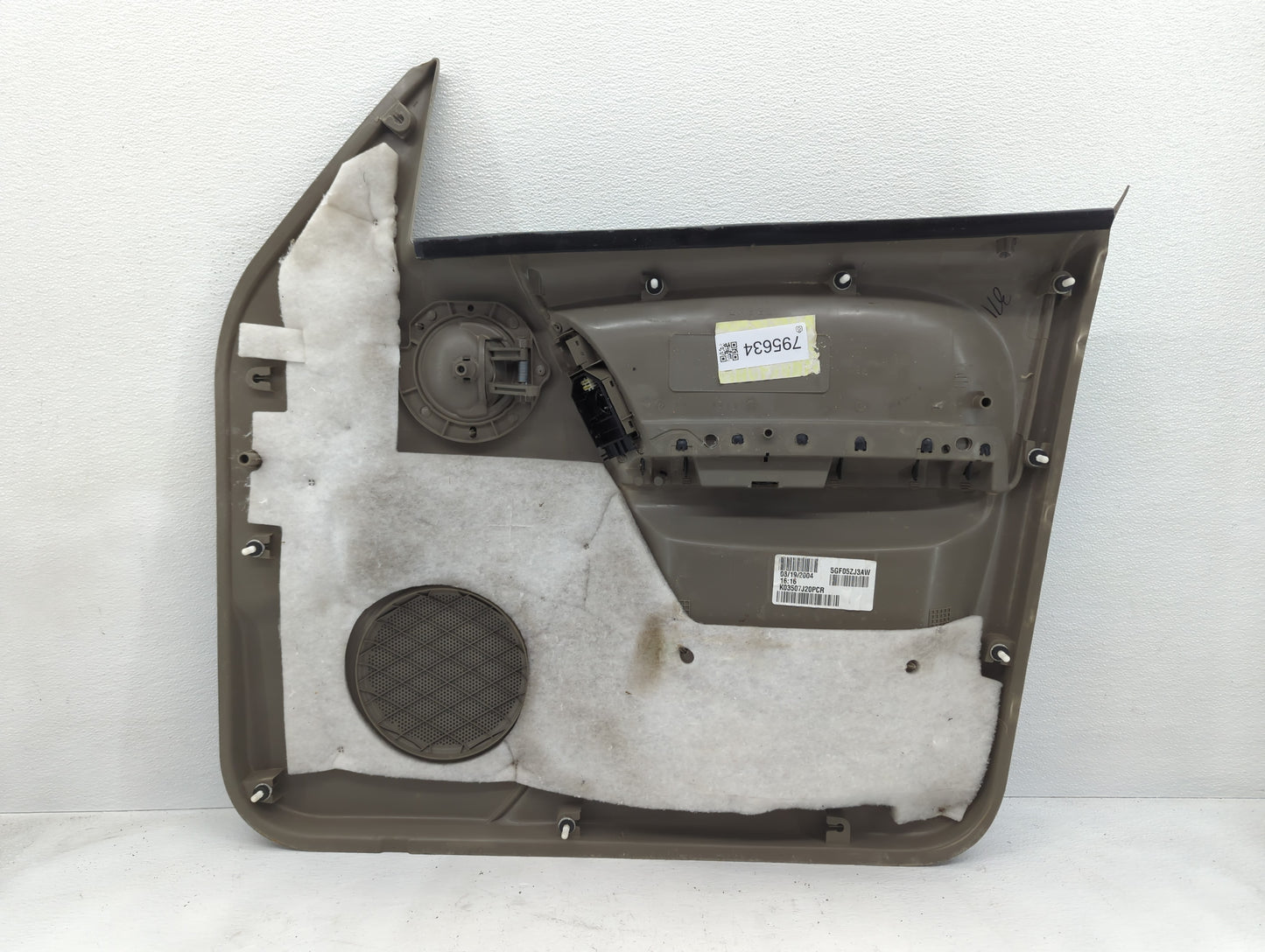 2005 Jeep Liberty Front Left Driver Interior Door Panel Trim - Oemusedautoparts1.com