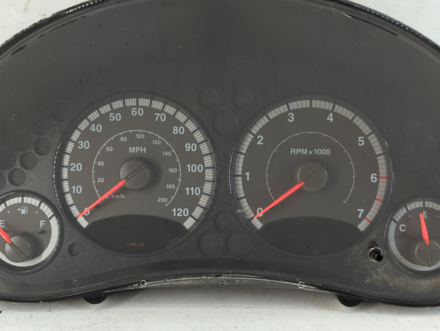 2005 Jeep Liberty Instrument Cluster Speedometer Gauges Miles:1K Fits OEM Used Auto Parts - Oemusedautoparts1.com