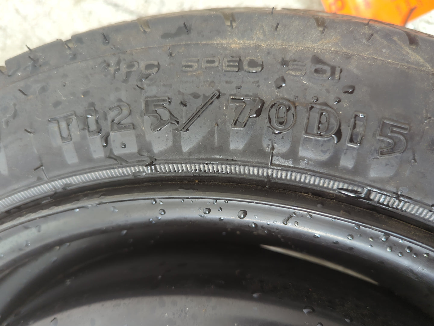 2005 Jeep Grand Cherokee Gndche Spare Donut Tire Wheel Rim Oem - Oemusedautoparts1.com