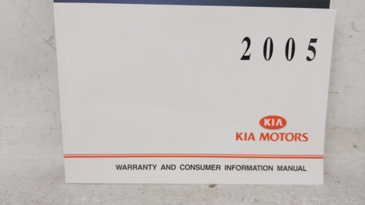 2005 Kia Rio Owners Manual Book Guide OEM Used Auto Parts