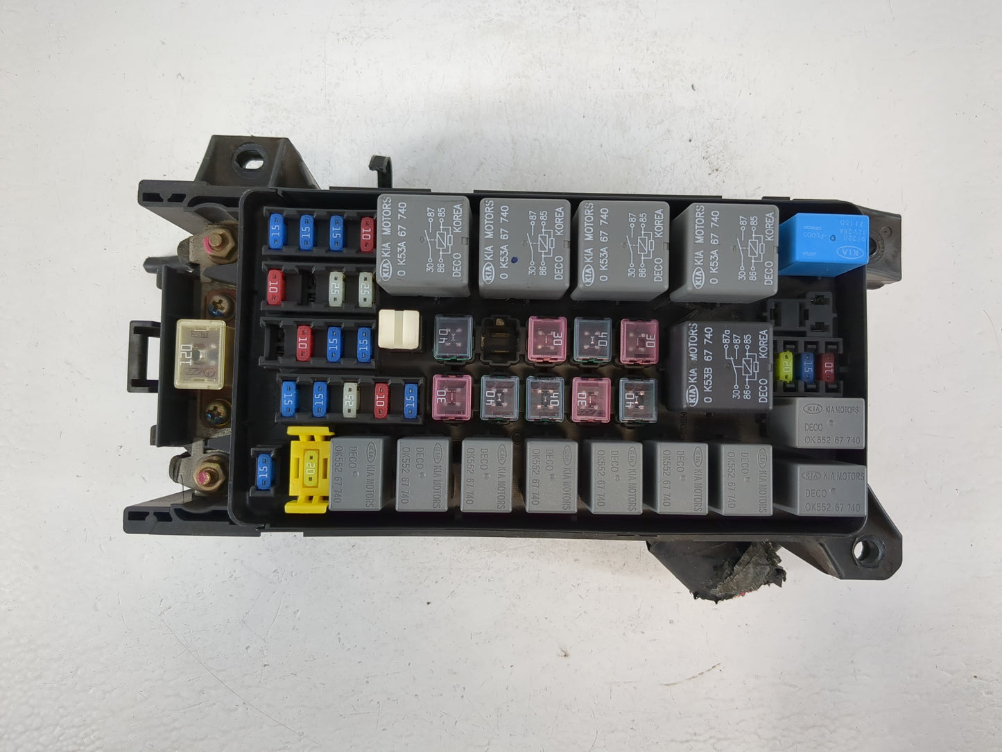 2003-2006 Kia Sorento Fusebox Fuse Box Panel Relay Module P/N:91160-3E000 Fits Fits 2003 2004 2005 2006 OEM Used Auto Parts 