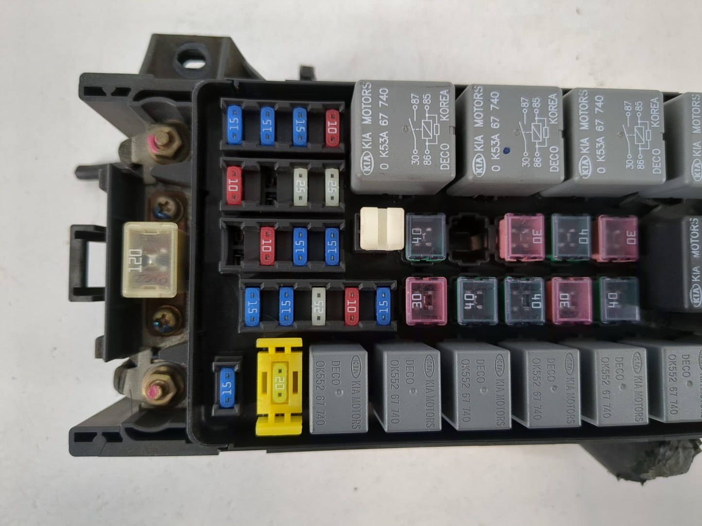 2003-2006 Kia Sorento Fusebox Fuse Box Panel Relay Module P/N:91160-3E000 Fits Fits 2003 2004 2005 2006 OEM Used Auto Parts 