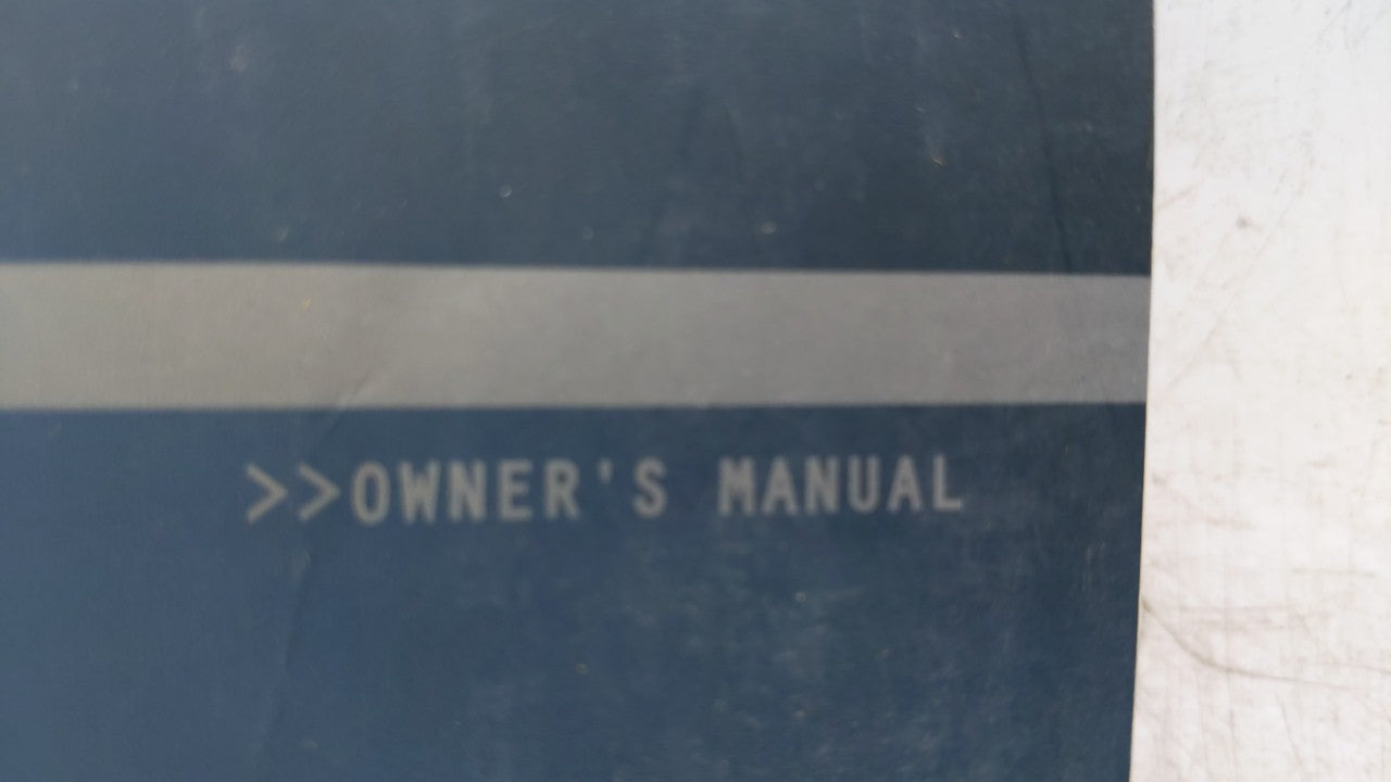 2005 Kia Sorento Owners Manual Book Guide OEM Used Auto Parts - Oemusedautoparts1.com