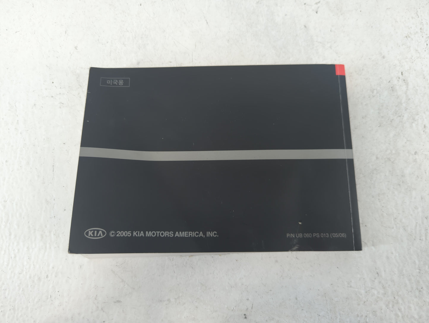 2005 Kia Sorento Owners Manual Book Guide P/N:UB 060 PS 013 OEM Used Auto Parts - Oemusedautoparts1.com