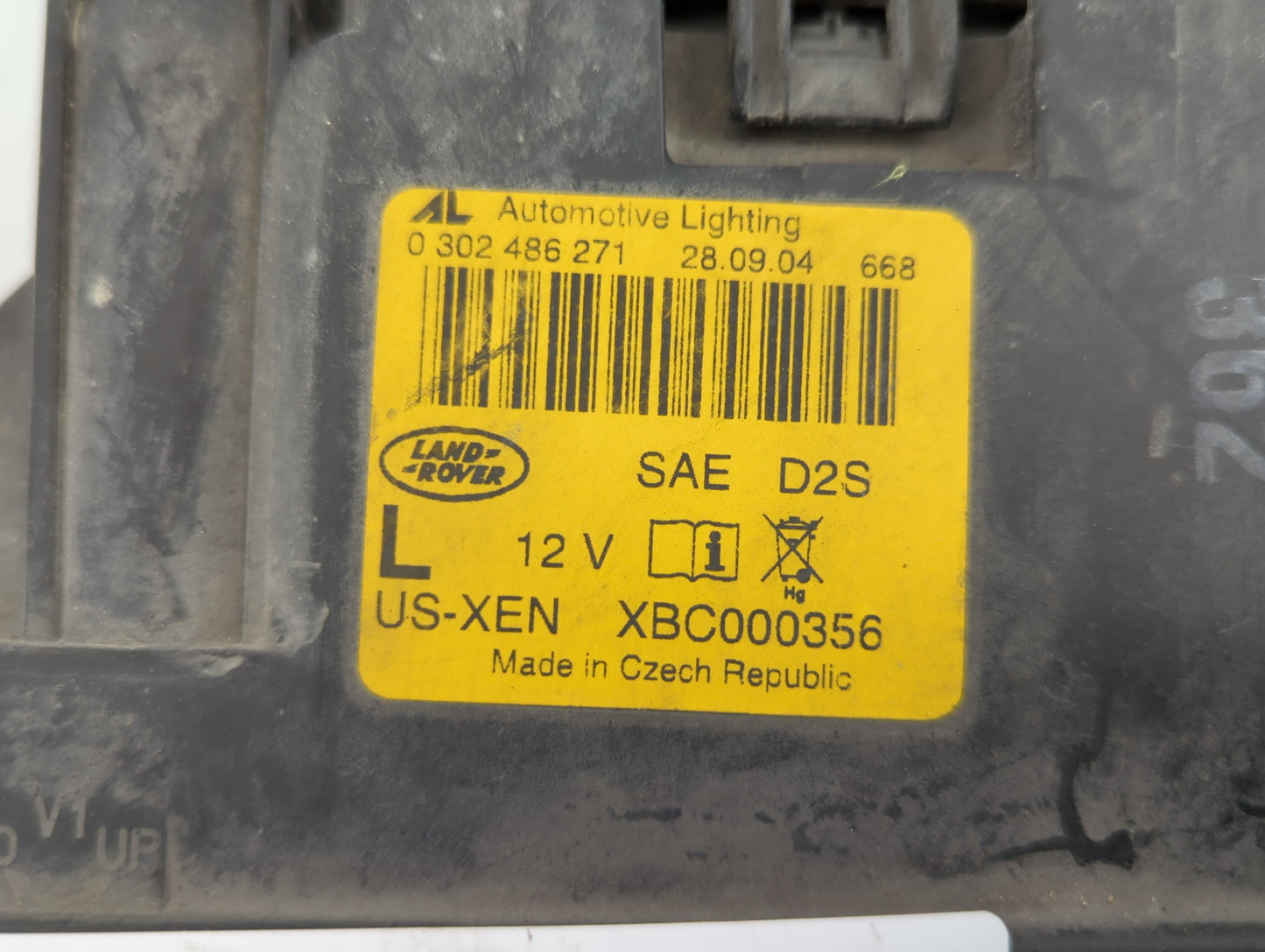 2003 Land Rover Range Rover Passenger Right Oem Head Light Headlight Lamp - Oemusedautoparts1.com