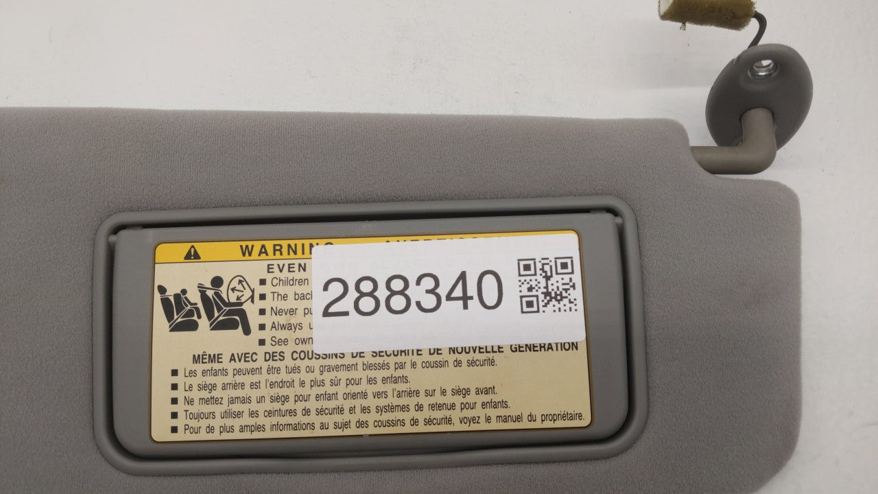 2005 Lexus Es300 Sun Visor Shade Replacement Passenger Right Mirror Fits Fits 2006 OEM Used Auto Parts - Oemusedautoparts1.c