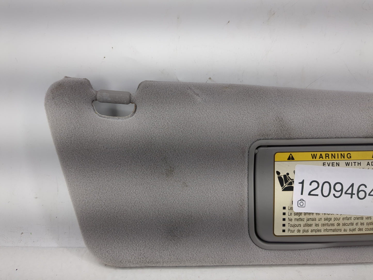 2005-2006 Lexus Es330 Sun Visor Shade Replacement Passenger Right Mirror Fits Fits 2005 2006 OEM Used Auto Parts - Oemusedau