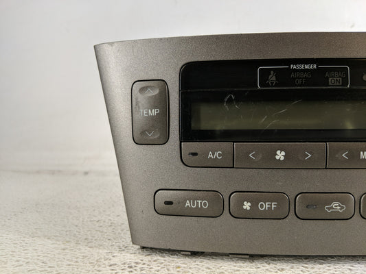 2005 Lexus Es350 Climate Control Module Temperature AC/Heater Replacement P/N:55900-33A00 Fits Fits 2004 2006 OEM Used Auto Parts