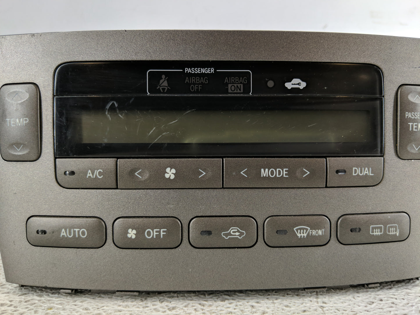 2005 Lexus Es350 Climate Control Module Temperature AC/Heater Replacement P/N:55900-33A00 Fits Fits 2004 2006 OEM Used Auto 