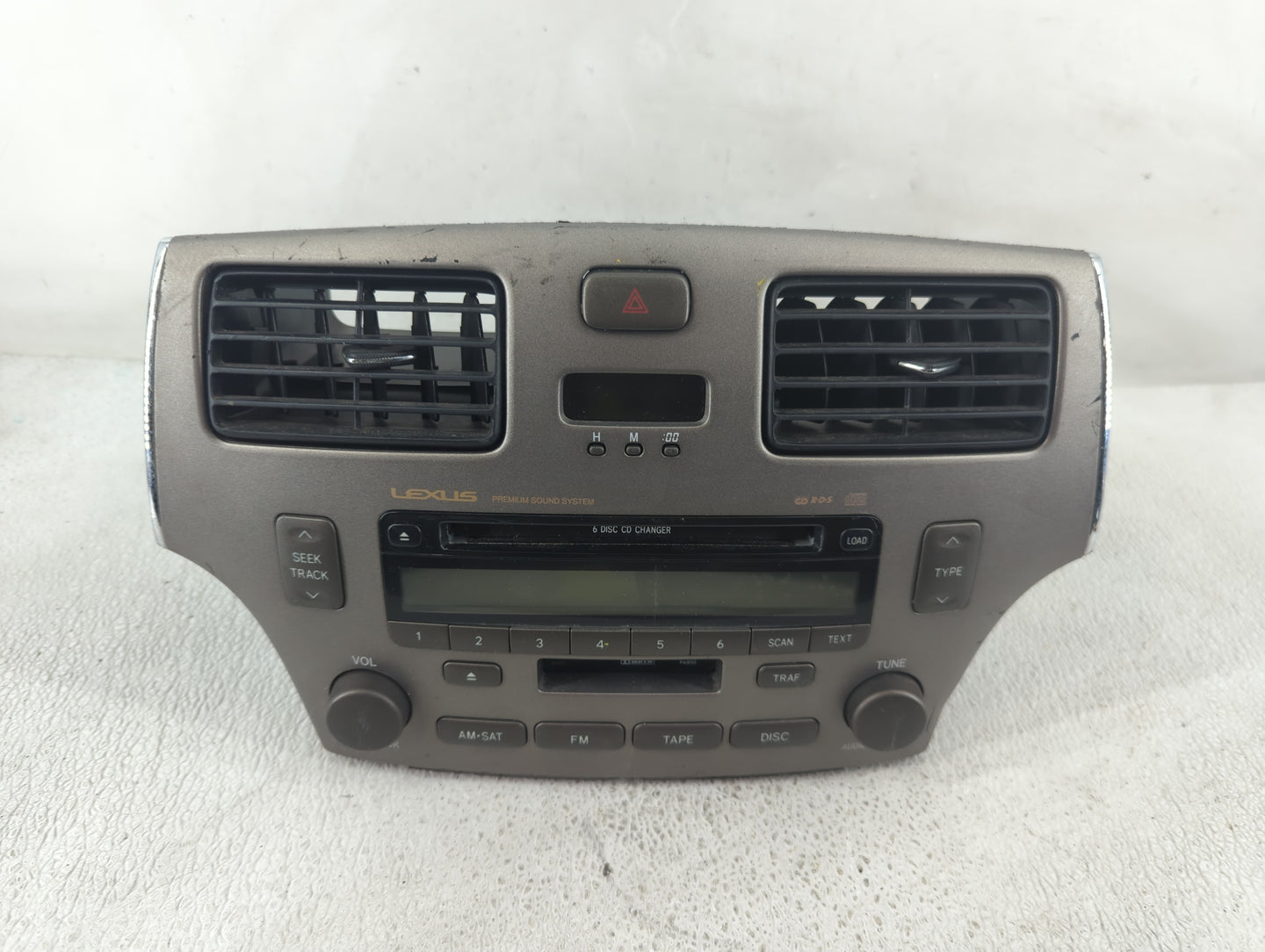 2005 Lexus Es350 Radio AM FM Cd Player Receiver Replacement P/N:86120-33512 Fits Fits 2004 2006 OEM Used Auto Parts - Oemuse