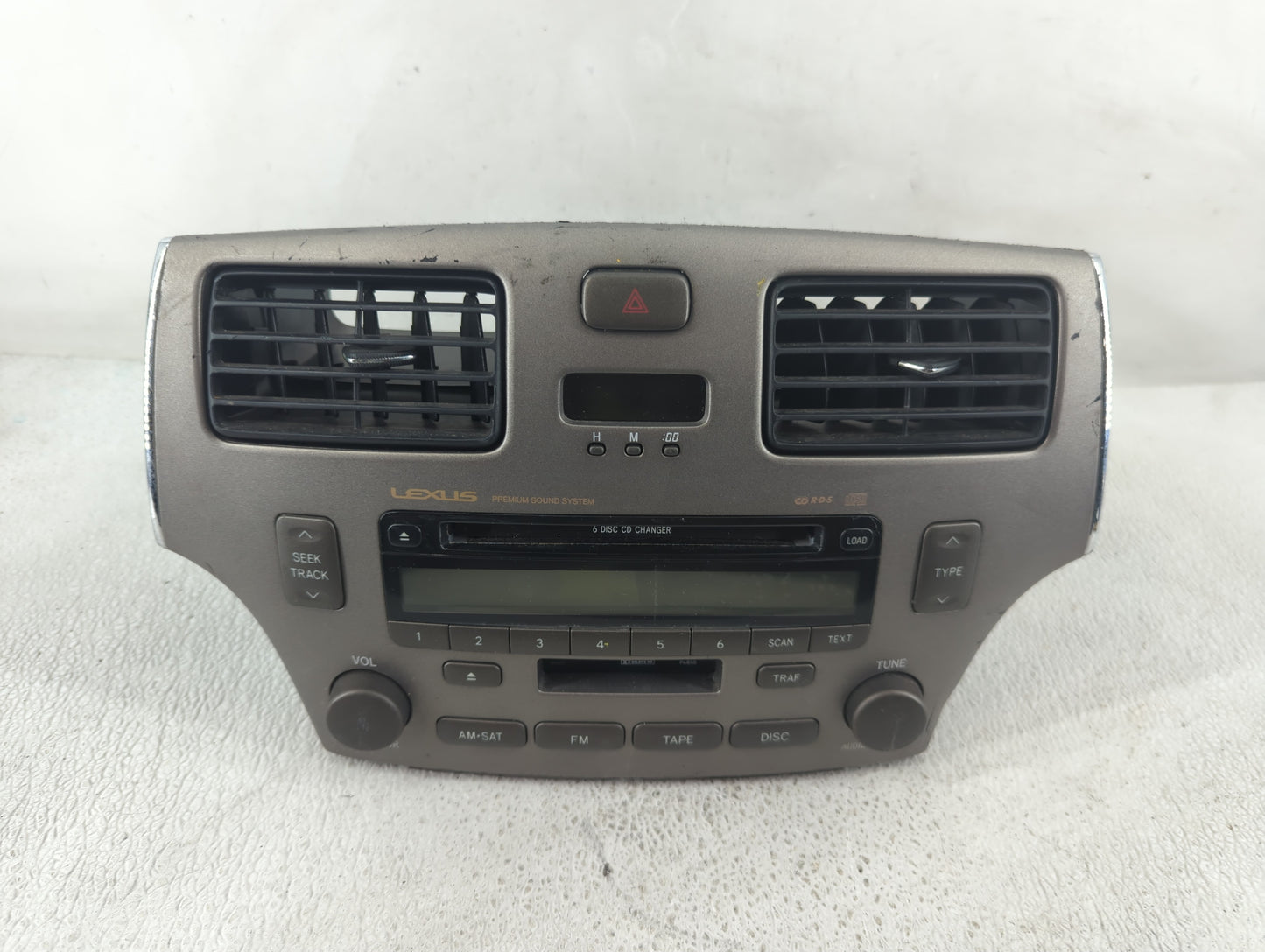 2005 Lexus Es350 Radio AM FM Cd Player Receiver Replacement P/N:86120-33512 Fits Fits 2004 2006 OEM Used Auto Parts - Oemuse