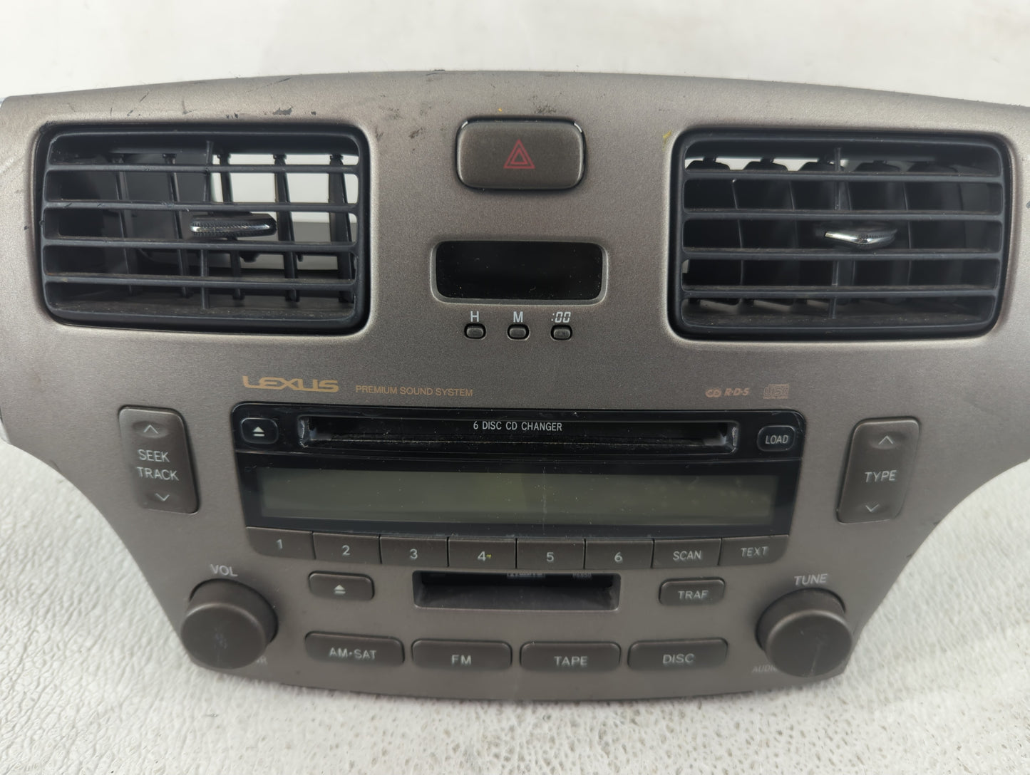 2005 Lexus Es350 Radio AM FM Cd Player Receiver Replacement P/N:86120-33512 Fits Fits 2004 2006 OEM Used Auto Parts - Oemuse