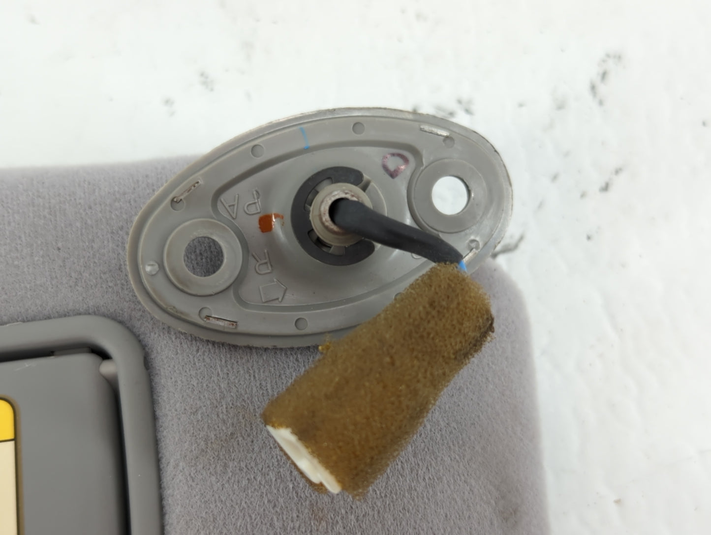 2005 Lexus Es350 Sun Visor Shade Replacement Passenger Right Mirror Fits Fits 2006 OEM Used Auto Parts - Oemusedautoparts1.c