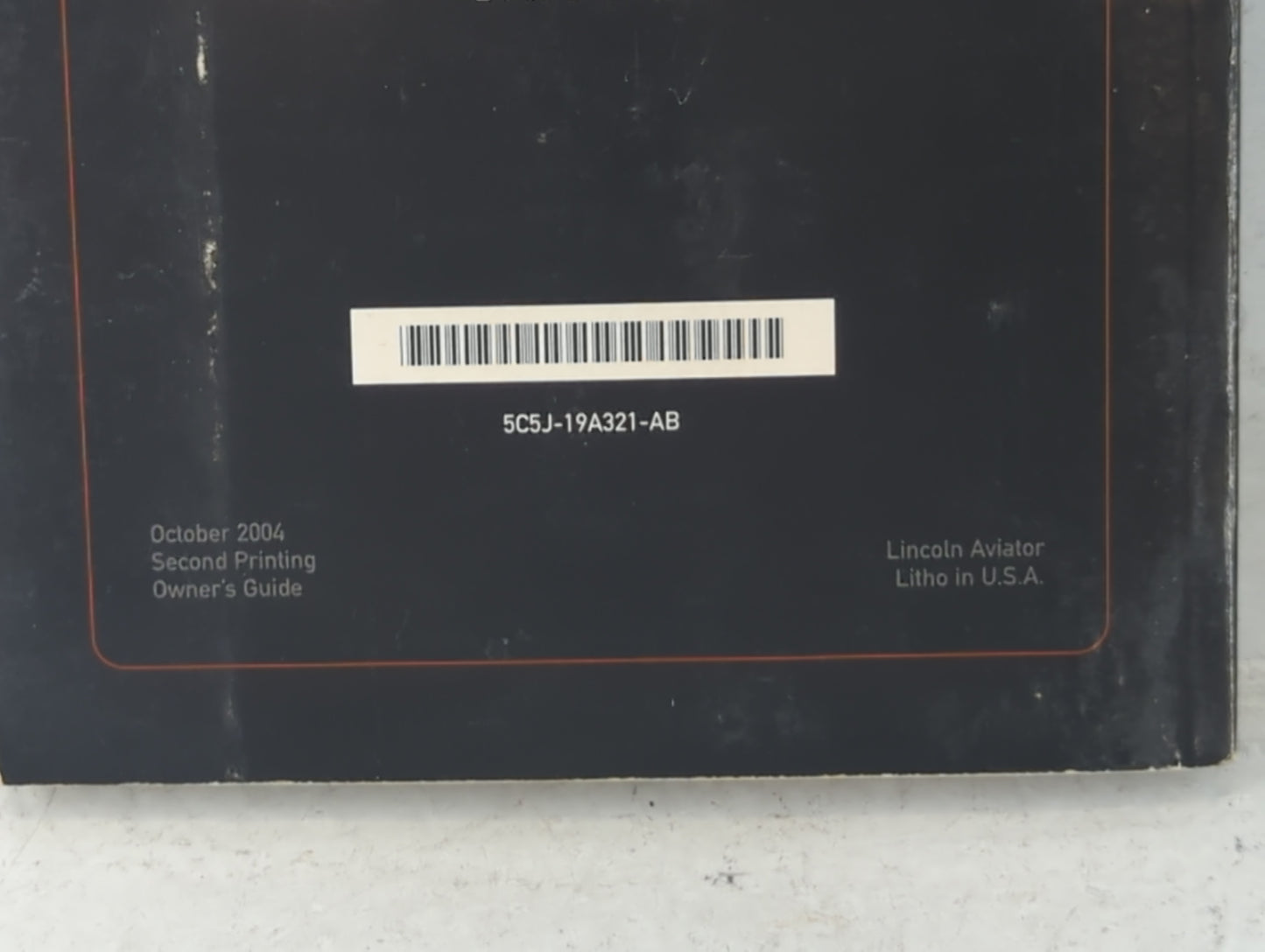 2005 Lincoln Aviator Owners Manual Book Guide P/N:5C5J-19A321-AB OEM Used Auto Parts - Oemusedautoparts1.com