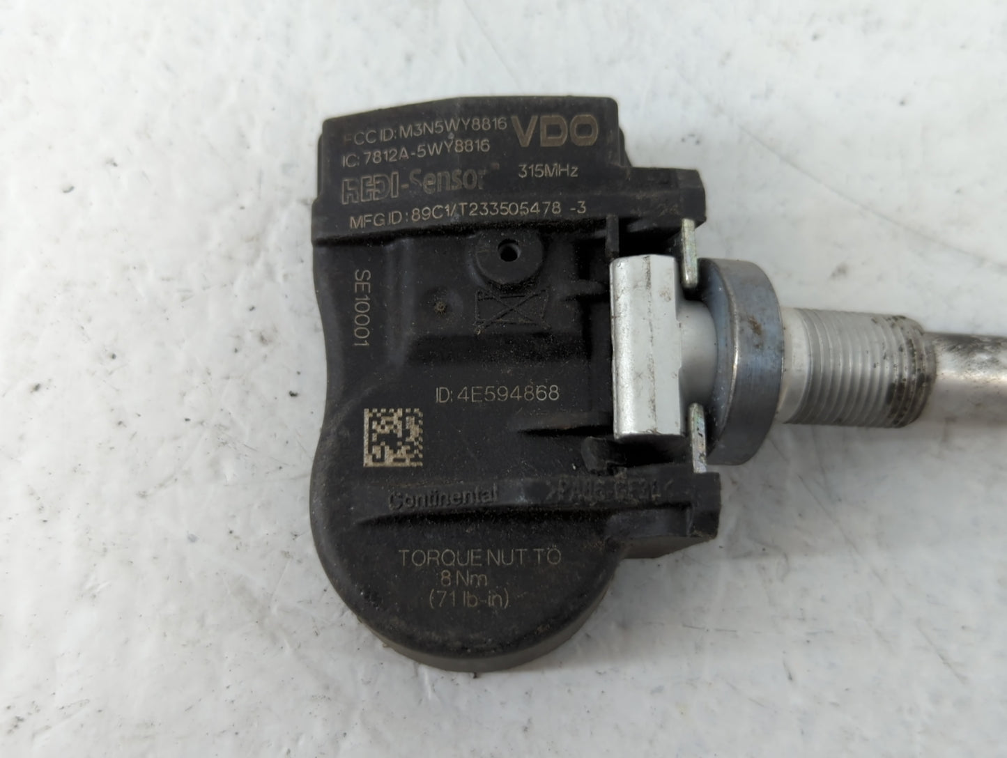2005 Lincoln Continental Tire Pressure Monitoring System Sensor Tpms - Oemusedautoparts1.com