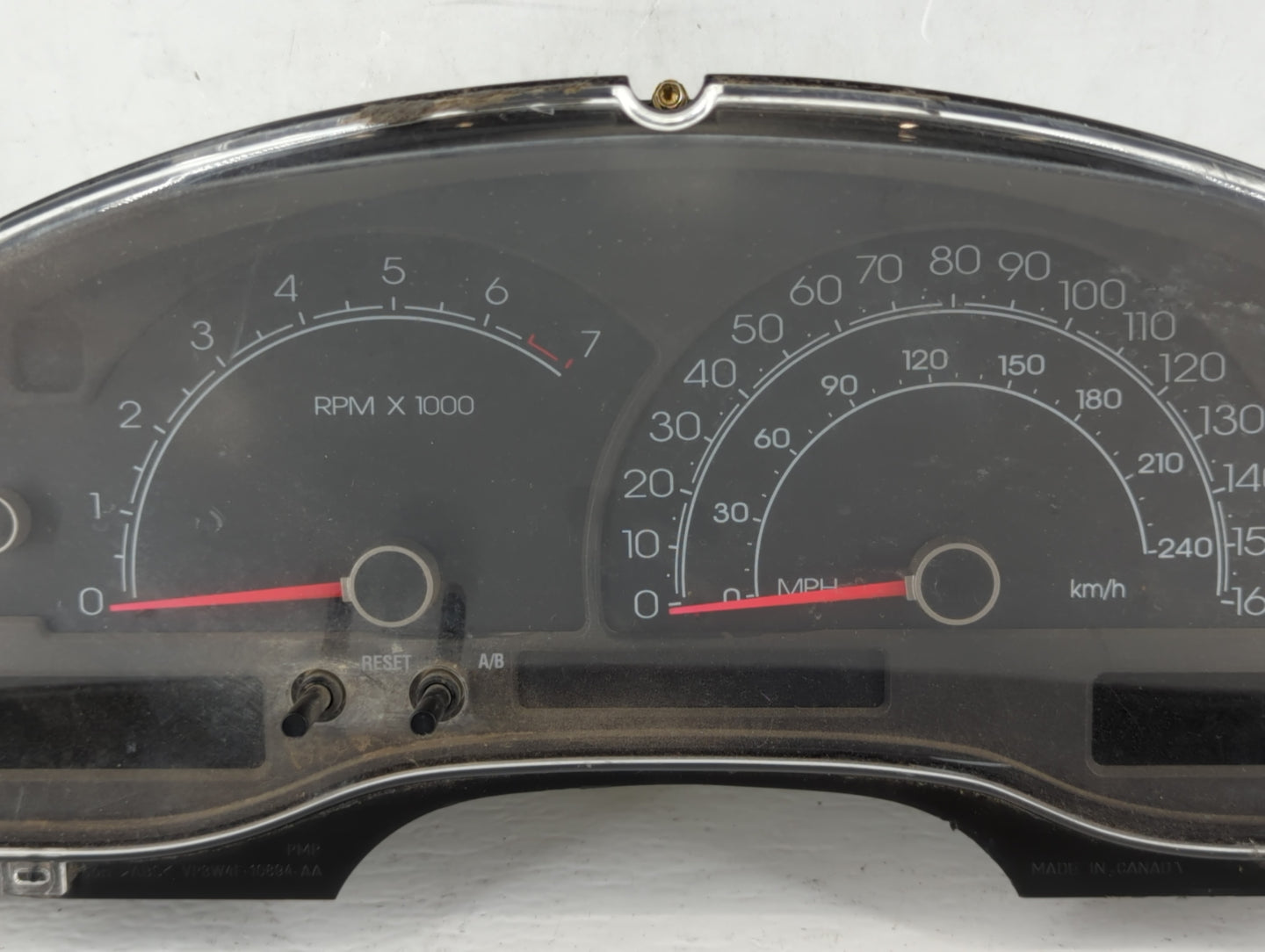 2005 Lincoln Ls Instrument Cluster Speedometer Gauges P/N:XW4F-10A855-A Fits OEM Used Auto Parts - Oemusedautoparts1.com