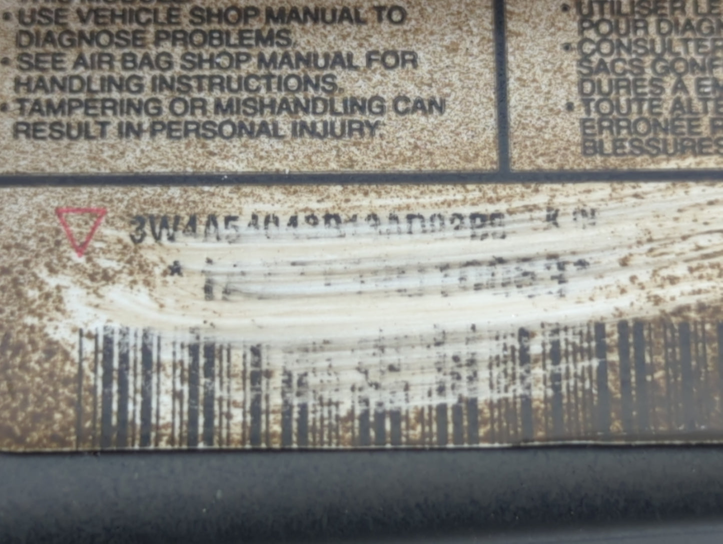 2005 Lincoln Ls Air Bag Driver Left Steering Wheel Mounted Fits OEM Used Auto Parts - Oemusedautoparts1.com