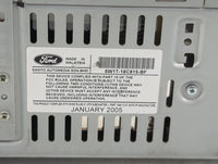 2005 Lincoln Town Car Radio AM FM Cd Player Receiver Replacement P/N:5W1T-18C815-BF Fits OEM Used Auto Parts - Oemusedautopa