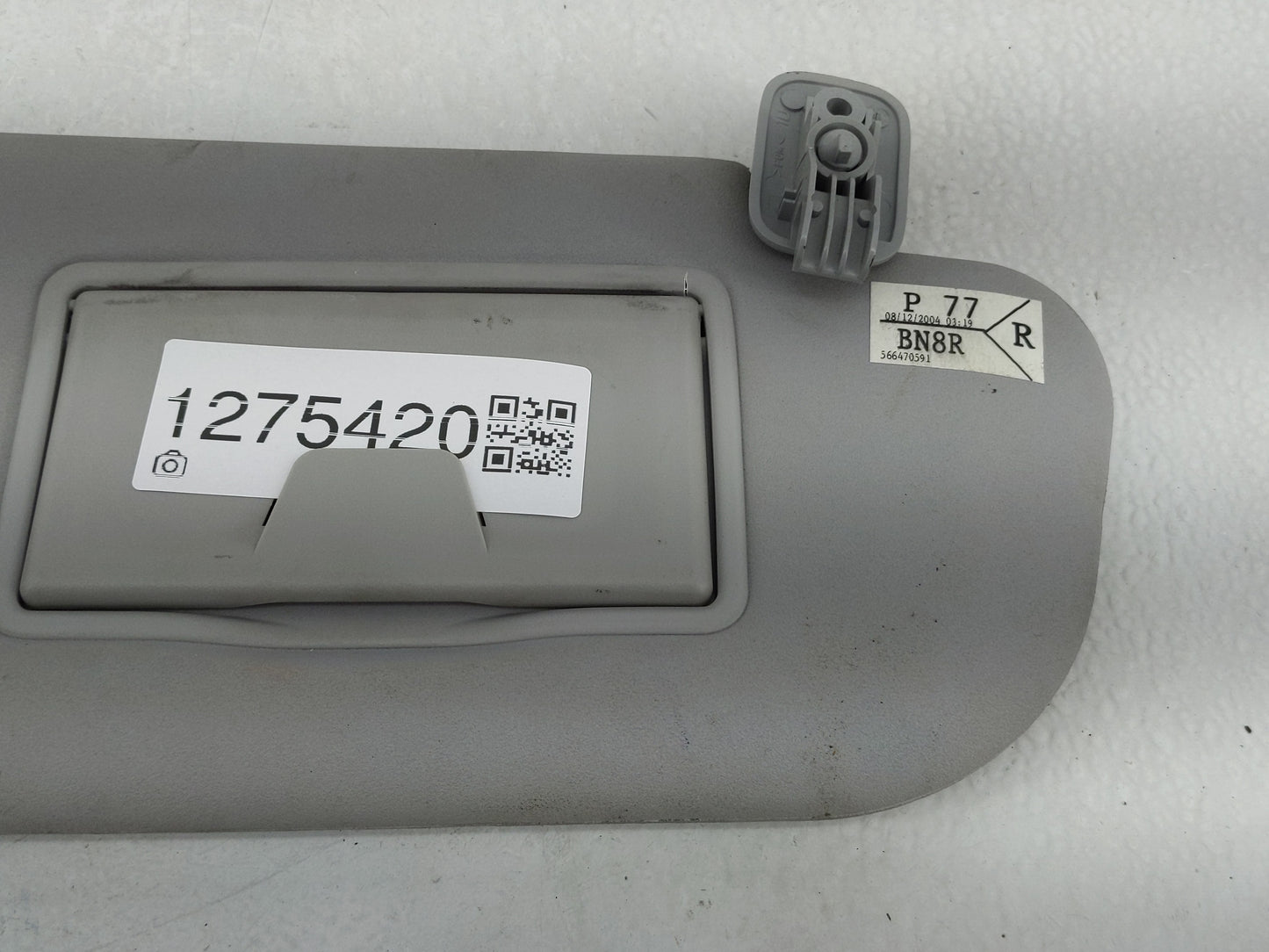 2004-2009 Mazda 3 Sun Visor Shade Replacement Passenger Right Mirror Fits Fits 2004 2005 2006 2007 2008 2009 OEM Used Auto P