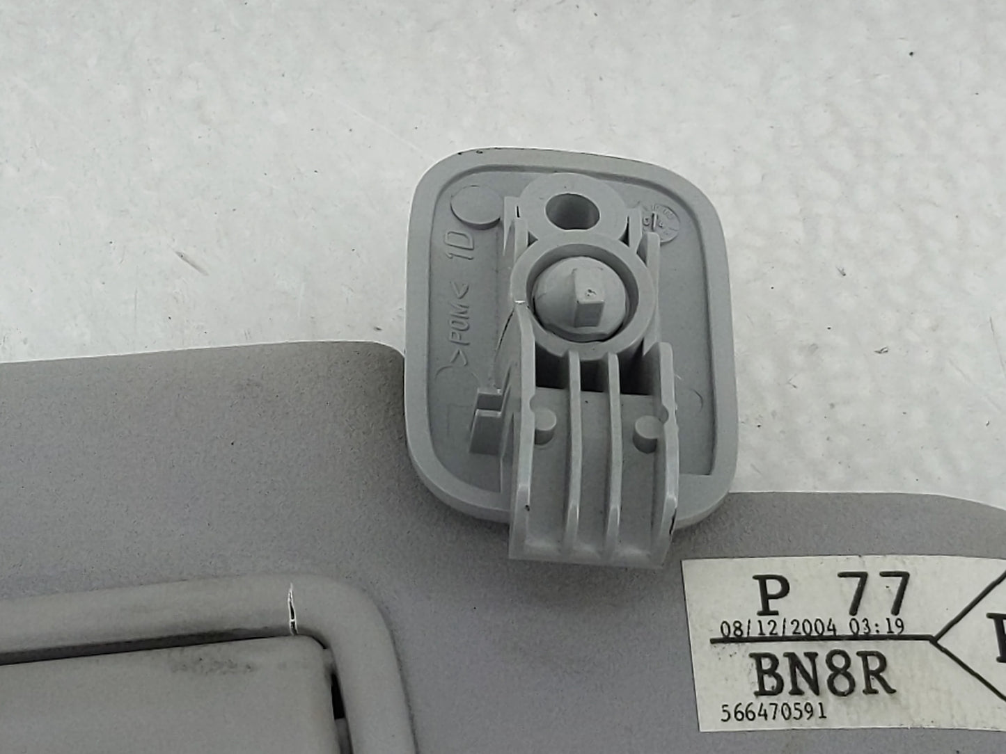2004-2009 Mazda 3 Sun Visor Shade Replacement Passenger Right Mirror Fits Fits 2004 2005 2006 2007 2008 2009 OEM Used Auto P
