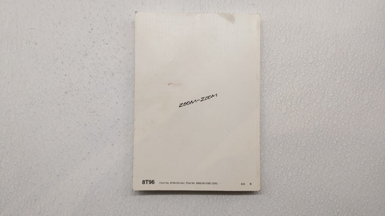 2005 Mazda 3 Owners Manual Book Guide OEM Used Auto Parts - Oemusedautoparts1.com