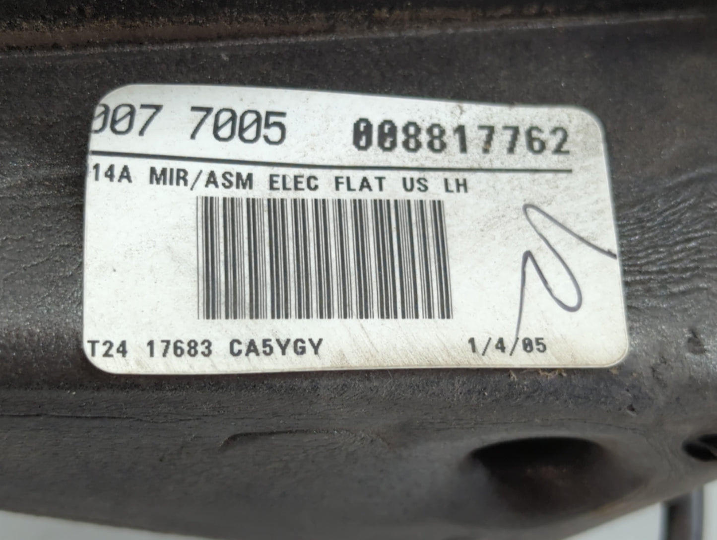 2001-2006 Mazda Tribute Side Mirror Replacement Driver Left View Door Mirror P/N:008817762 Fits Fits 2001 2002 2003 2004 200