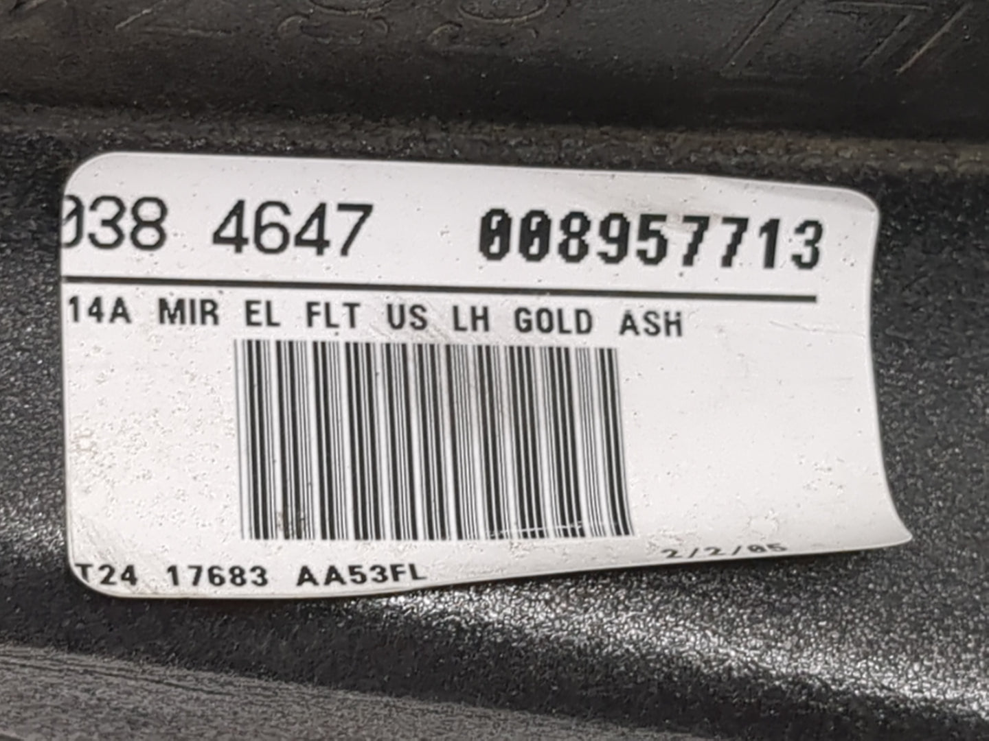 2001-2005 Mazda Tribute Driver Side View Mirror - Left Door Mirror OEM Used - Oemusedautoparts1.com