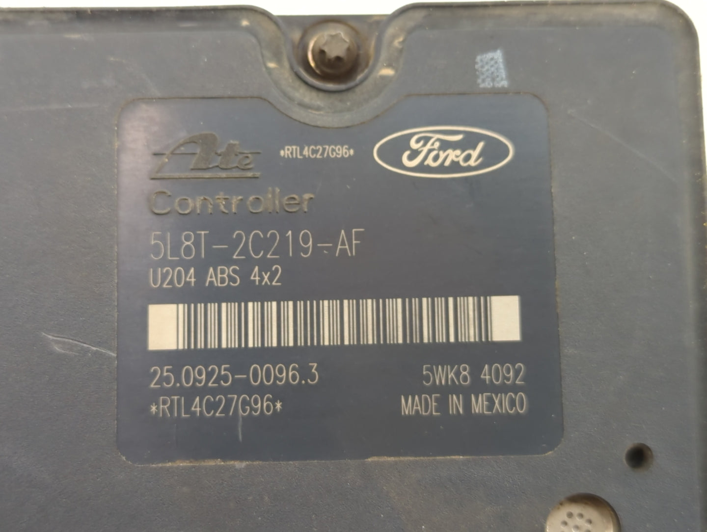 2005 Mazda Tribute ABS Pump Control Module Replacement P/N:5L8T-2C219-AF 5L84-2C346-AH, 5L8T-2C219-AG Fits OEM Used Auto Par