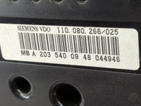 2005 Mercedes-Benz 320 Instrument Cluster Speedometer Gauges P/N:A 203 540 09 48 Miles: Fits OEM Used Auto Parts - Oemusedau