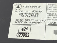 2005 Mercedes-Benz C240 Radio AM FM Cd Player Receiver Replacement P/N:A 203 870 33 89 Fits OEM Used Auto Parts - Oemusedaut