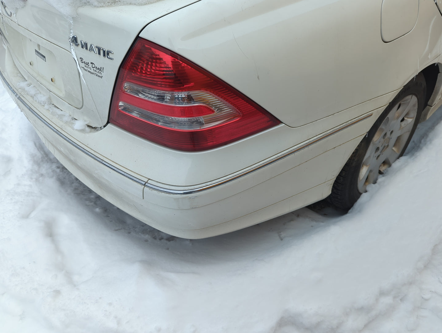 2001-2005 Mercedes-benz C240 Rear Bumper Assembly Oem - Oemusedautoparts1.com