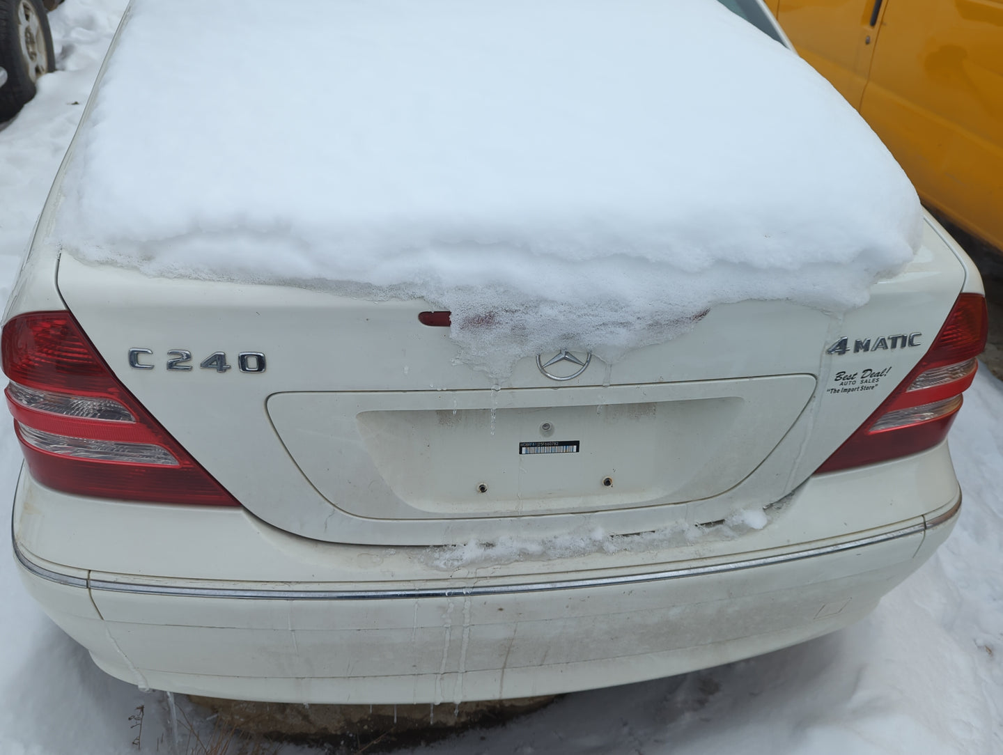 2001-2005 Mercedes-benz C240 Trunk/decklid/hatch/tailgate Oem - Oemusedautoparts1.com