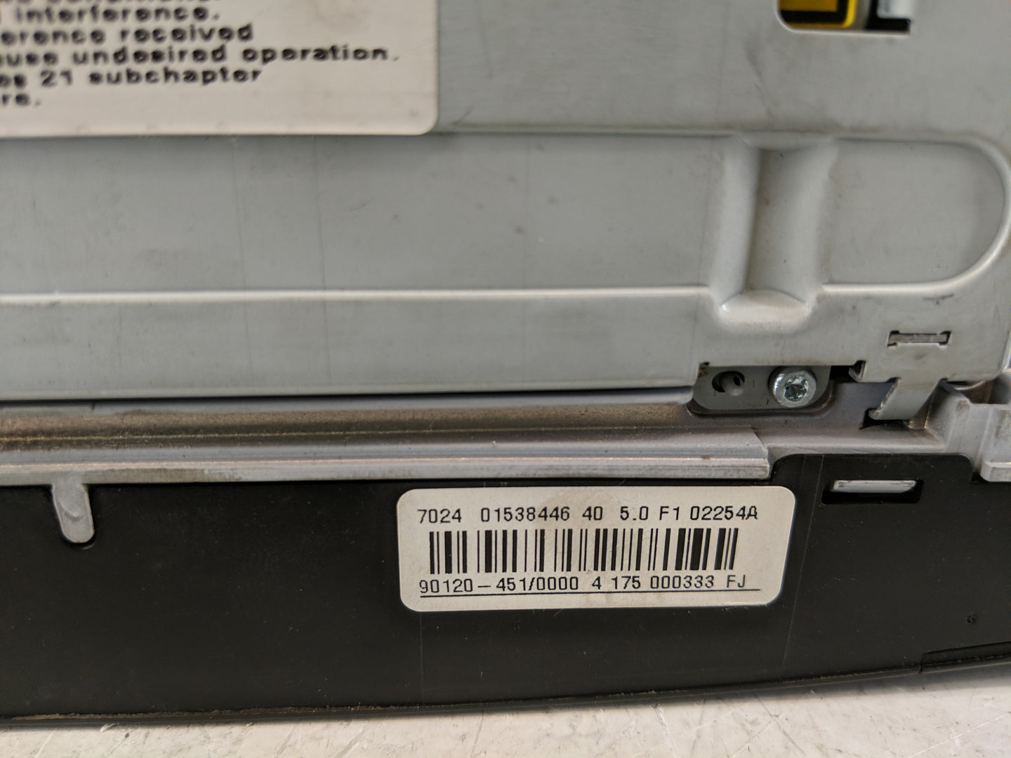 2005 Mercedes-Benz E320 Radio AM FM Cd Player Receiver Replacement P/N:4 170 000333 90120-451, 01538446 Fits OEM Used Auto P