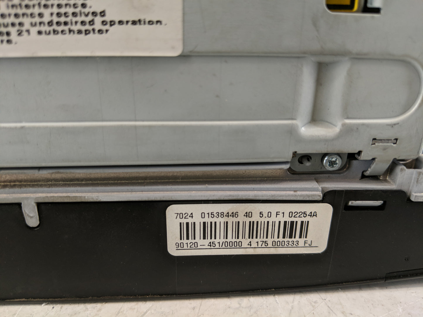 2005 Mercedes-Benz E320 Radio AM FM Cd Player Receiver Replacement P/N:4 170 000333 90120-451, 01538446 Fits OEM Used Auto P
