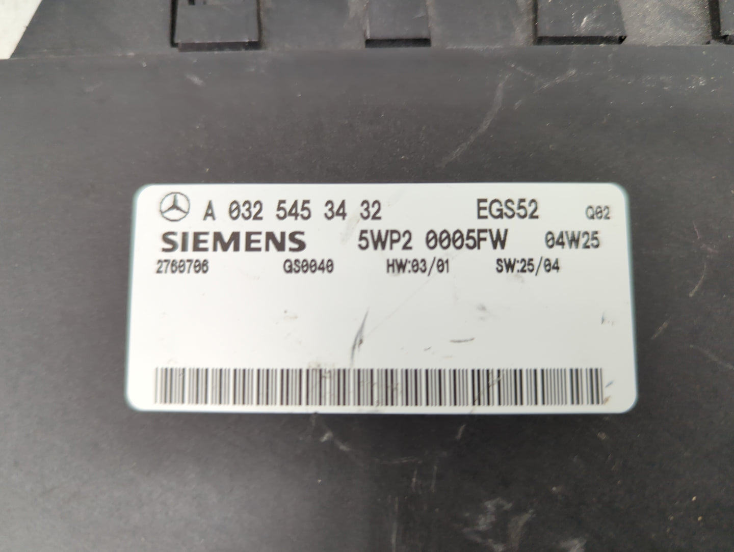 2005-2006 Mercedes-benz E500 Transmission Control Module Tcu Tcm - Oemusedautoparts1.com
