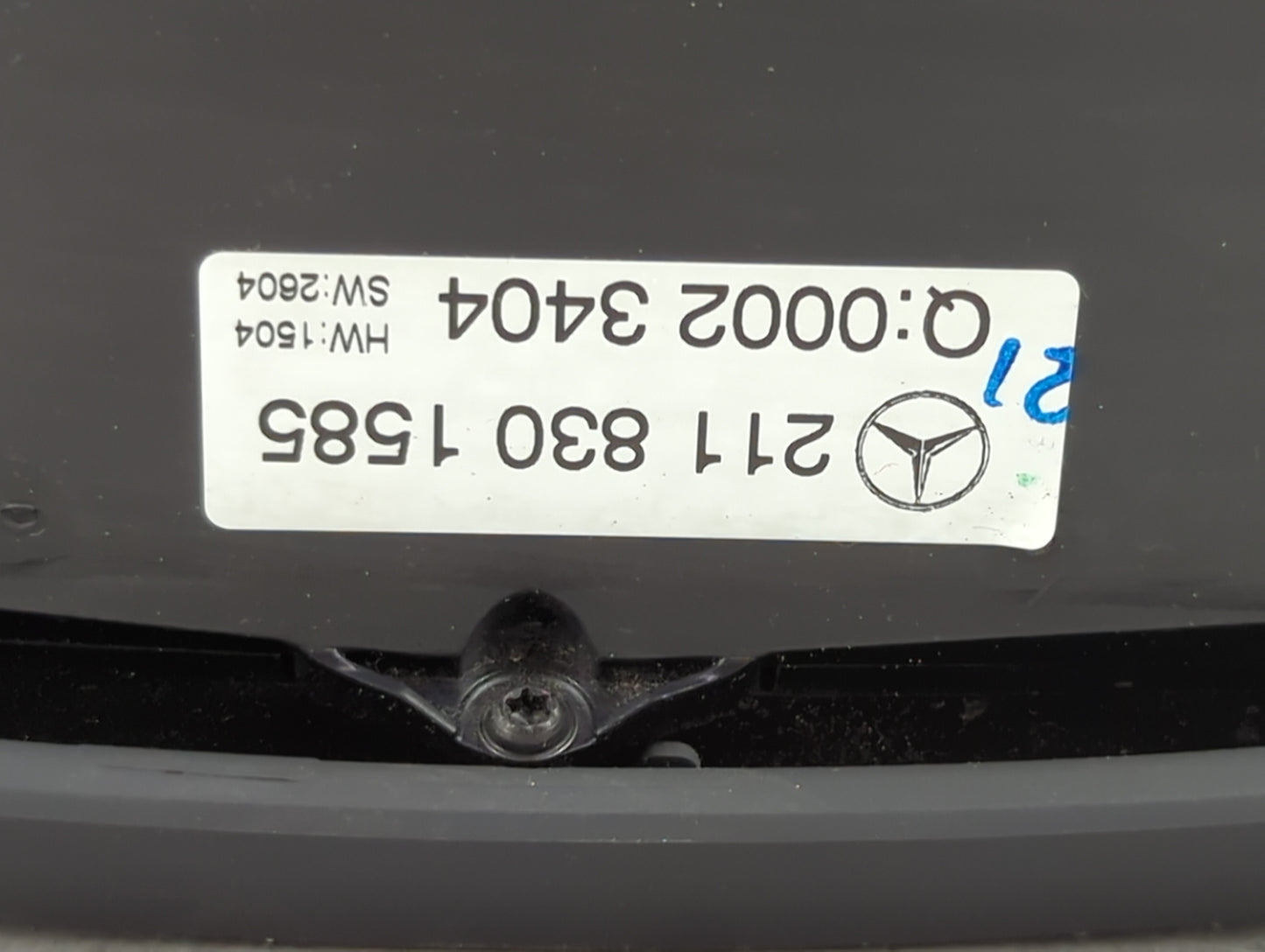 2005 Mercedes-Benz E500 Climate Control Module Temperature AC/Heater Replacement P/N:2118301585 Q:00023404 Fits OEM Used Aut