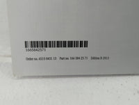2005 Mercedes-Benz Gl320 Owners Manual Book Guide P/N:166 584 25 71 OEM Used Auto Parts - Oemusedautoparts1.com